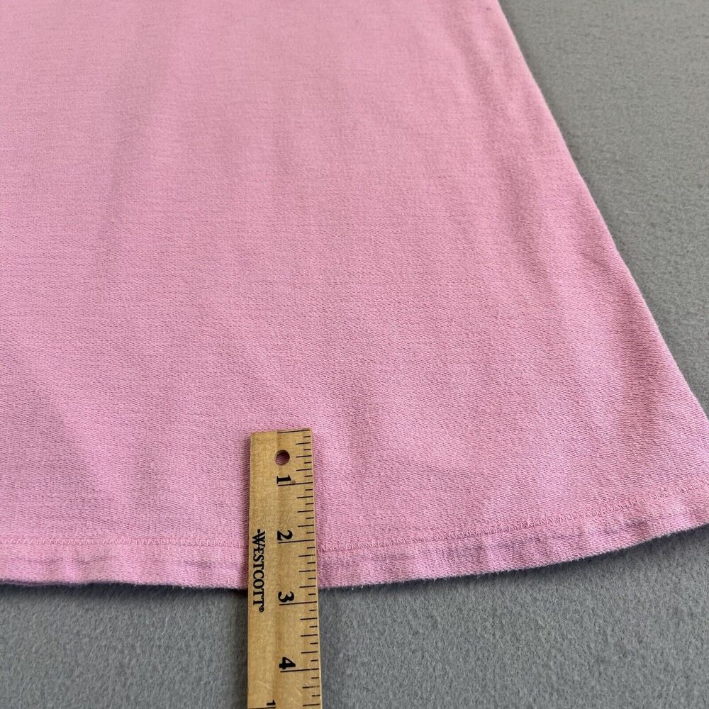 Subtle Tones Pink Cotton‎ Terry V Neck Sleeveless Kangaroo Pocket Midi Dress M - Picture 8 of 16